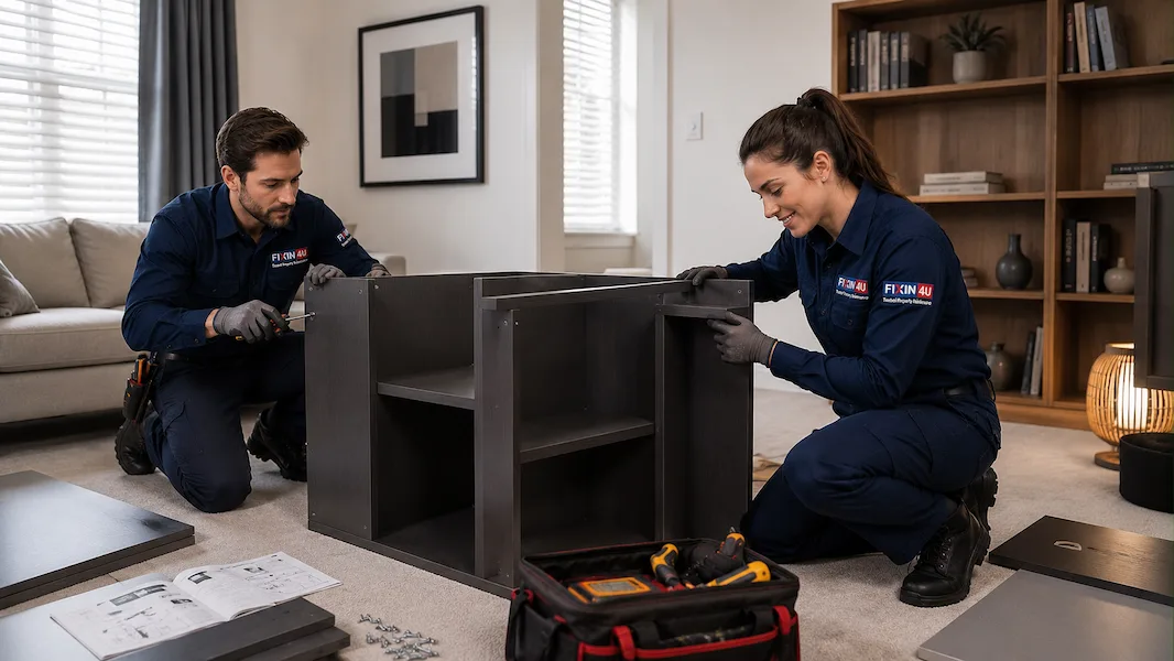 Fixin4u shelving, cabinets and bookcase assembly service in London